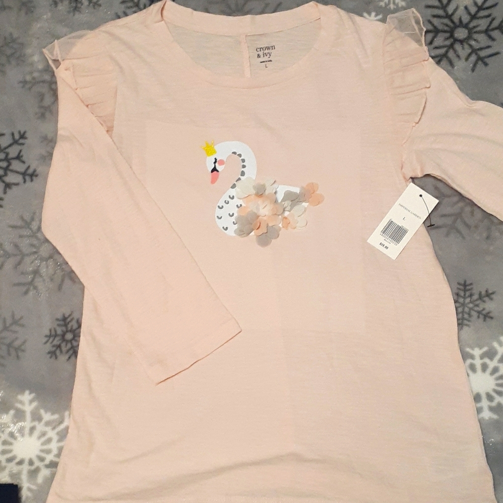 Girls L long sleeve tshirt